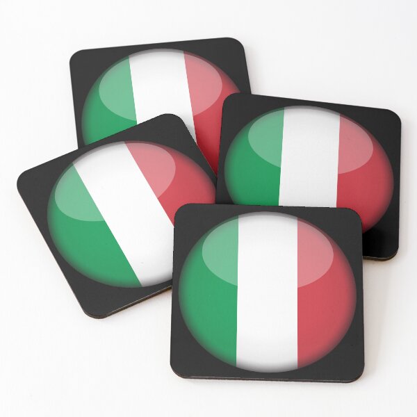 Item preview, Italian 3D Round Flag Italy Pride Design designed and sold by yazdogs.