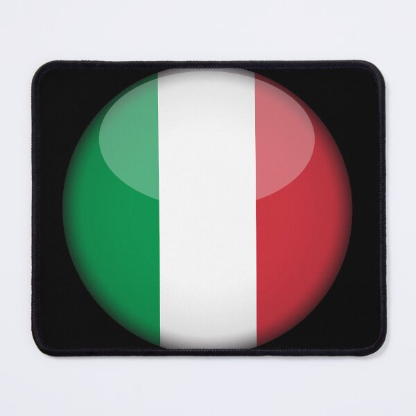 Item preview, Italian 3D Round Flag Italy Pride Design designed and sold by yazdogs.