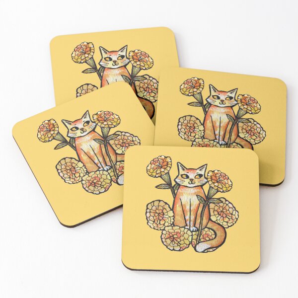 Item preview, Marigold Ginger Cat designed and sold by lacychenault.
