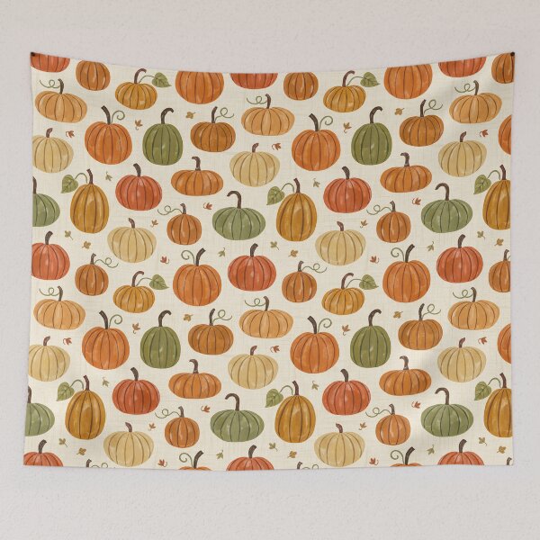 Item preview, Watercolor Fall Pumpkins designed and sold by ohjessmarie.