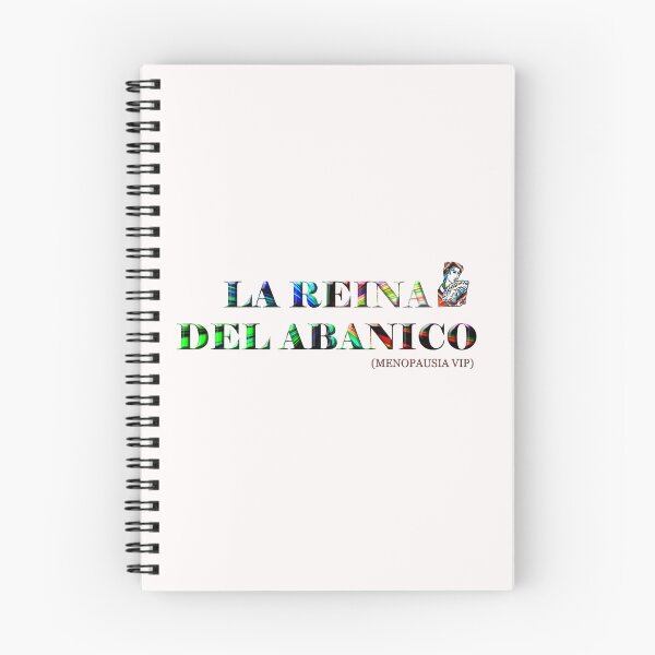 Item preview, La reina del abanico - Spanish Menopause Humor designed and sold by Yamy Morrell Art and Design.