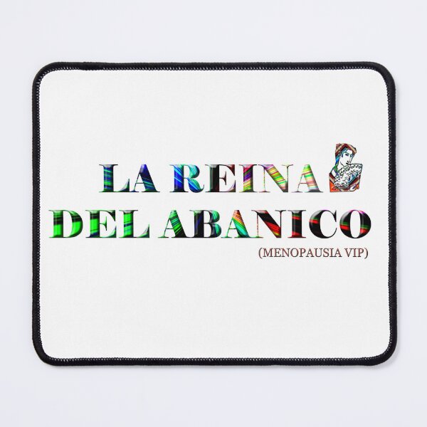 Item preview, La reina del abanico - Spanish Menopause Humor designed and sold by Yamy Morrell Art and Design.
