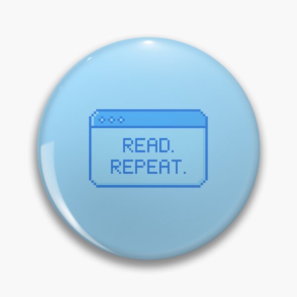 Item preview, Read Repeat | Bookish | Booktok | Funny designed and sold by The Turquoise Brush.