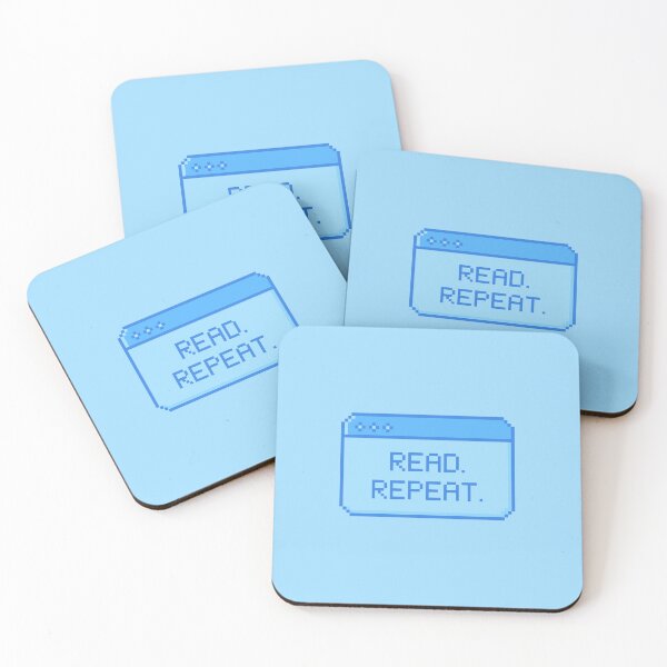 Item preview, Read Repeat | Bookish | Booktok | Funny designed and sold by The Turquoise Brush.