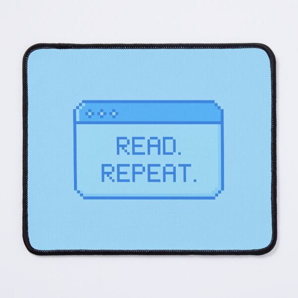 Item preview, Read Repeat | Bookish | Booktok | Funny designed and sold by The Turquoise Brush.