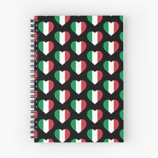 Item preview, Italian Flag Heart 3D Italian Love Gift Design designed and sold by yazdogs.