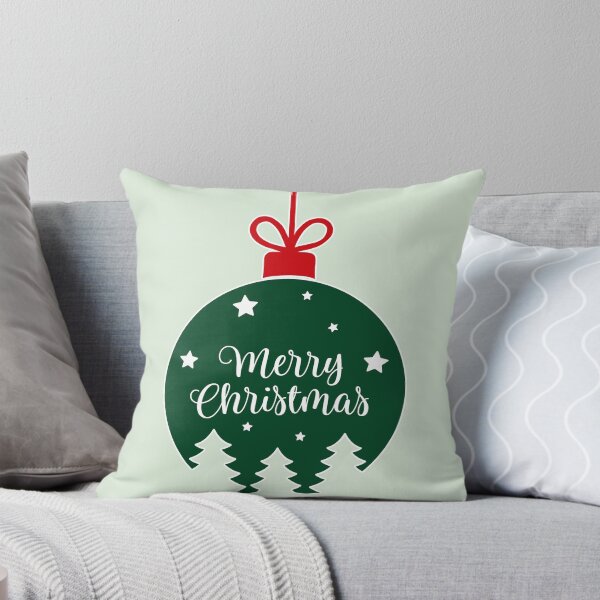 Item preview, Retro Merry Christmas Bauble, Vintage Green Holiday Ornament with Red Bow designed and sold by zozo-shop.