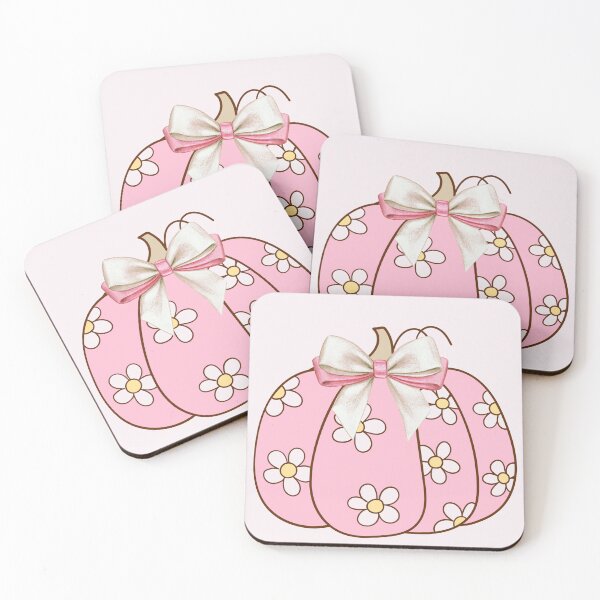 Item preview,  Pink Floral Pumpkin Bow Design - Cute Pastel Daisy Pumpkin for Fall Apparel designed and sold by VibranPalette.