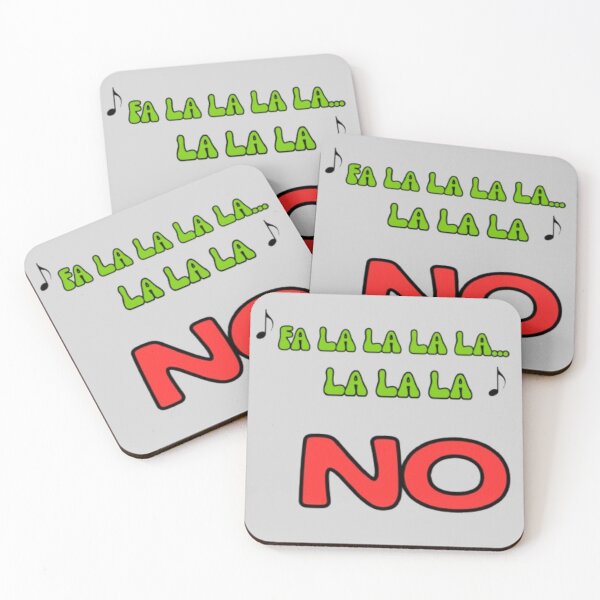 Item preview, Funny "Fa La La... NO" – Sarcastic Christmas Carol & Holiday Humor Design designed and sold by PoppaBear71.