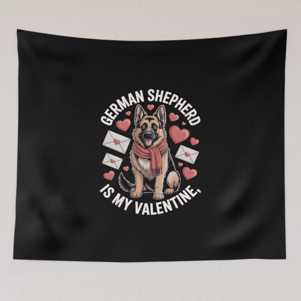 Item preview, GERMAN SHEPHERD IS MY VALENTINE  designed and sold by jkrphoto.
