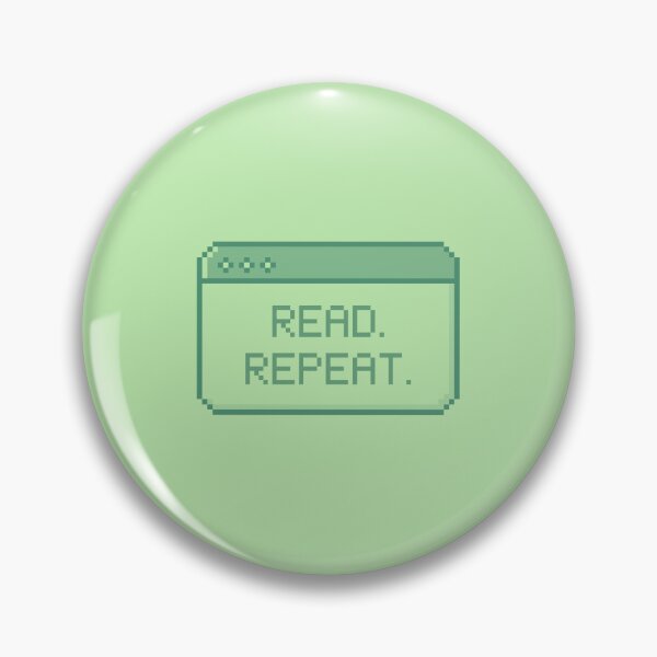 Item preview, Read Repeat | Bookish | Booktok | Funny designed and sold by The Turquoise Brush.