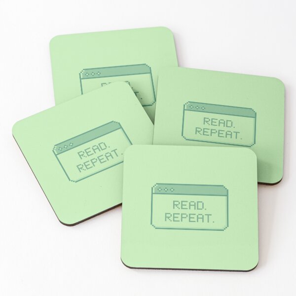 Item preview, Read Repeat | Bookish | Booktok | Funny designed and sold by The Turquoise Brush.