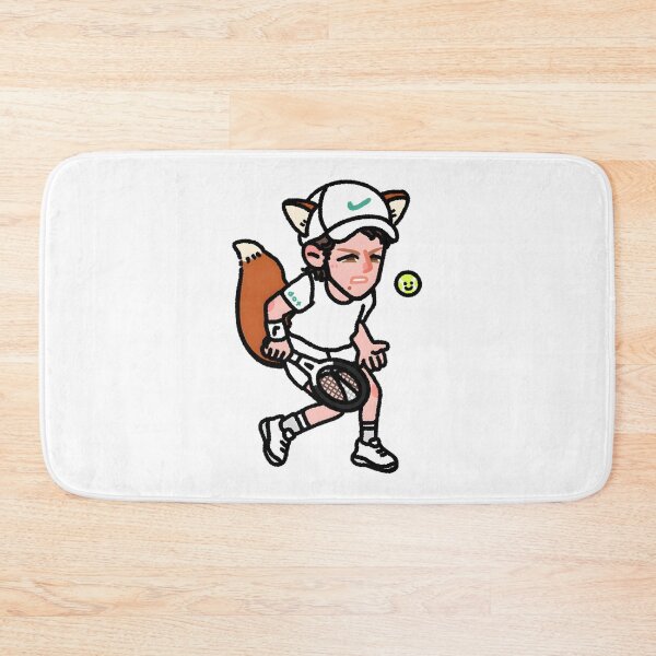 Item preview, Cute Tennis Fox Illustration Sporting Red Hair And Professional Court Gear | Best Buy designed and sold by Crecast.