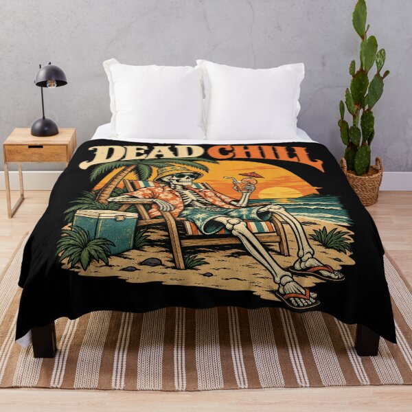 Item preview, Dead Chill – Vintage Skeleton Beach Vacation designed and sold by PhilllandArt.