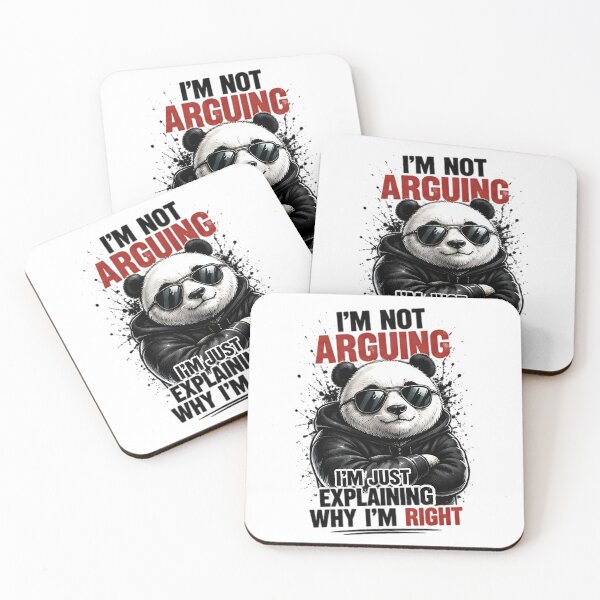 Item preview, Funny Panda I'm Not Arguing I'm Explaining Why I'm Right designed and sold by Pyt27.