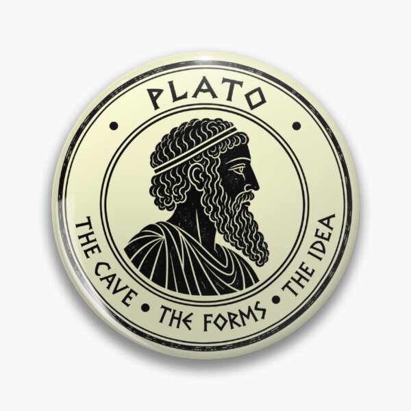 Item preview, Plato Vintage Greek Philosophy Art — The Cave, Theory of Forms & The Idea — Ancient Philosopher Emblem. designed and sold by SaraSumi.