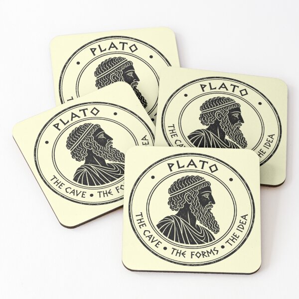 Item preview, Plato Vintage Greek Philosophy Art — The Cave, Theory of Forms & The Idea — Ancient Philosopher Emblem. designed and sold by SaraSumi.