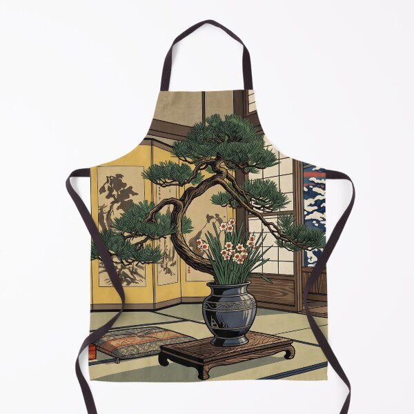 Item preview, Ukiyo-e Pine Narcissus Ikebana Art designed and sold by conohitoAI-ArtGallery.