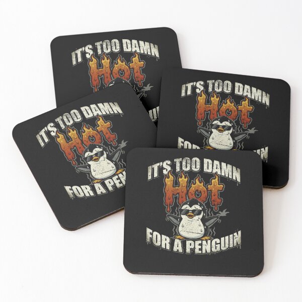 Item preview, It's Too Damn Hot For A Penguin Funny Summer Animal Design designed and sold by SEINENGAPPI23.