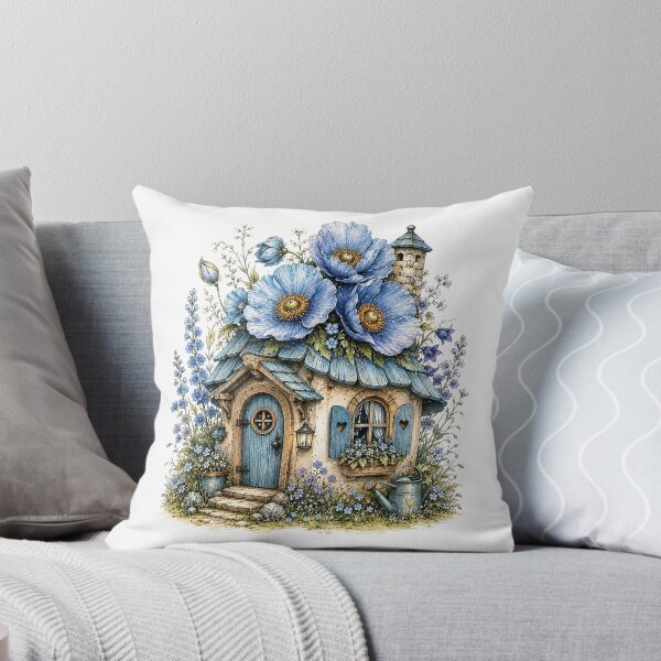 Item preview, Blue Flower Fairy House designed and sold by MichalHau.