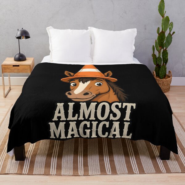 Item preview, Almost Magical Funny Horse Traffic Cone Unicorn Humor Gifts designed and sold by LeSoniPapaPrint.