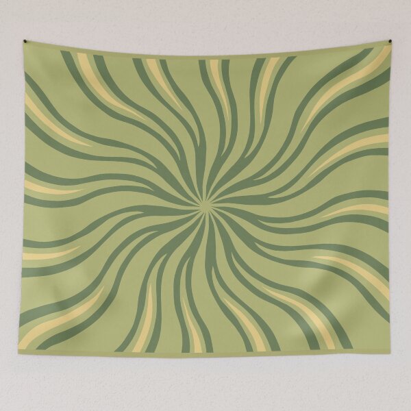 Item preview, Green Radial Pattern designed and sold by EJs .