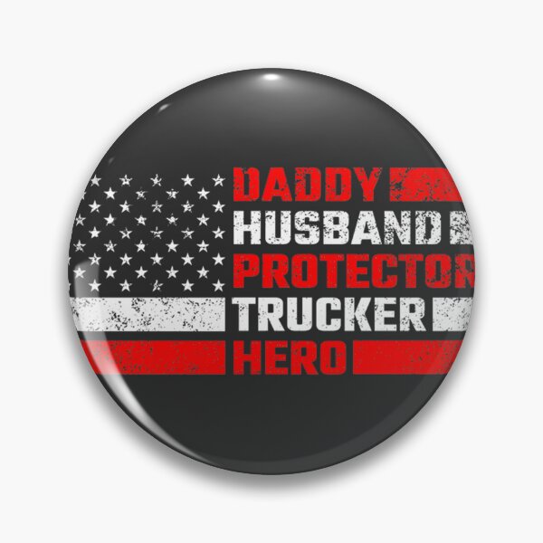 Item preview, Proud American Trucker Husband And Dad Patriotic Stars And Stripes Hero Design | Perfect Gift For You And Friends designed and sold by eliasmaroki.