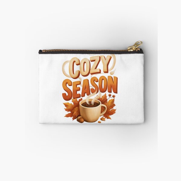Item preview, Cozy Season Coffee & Autumn Leaves designed and sold by Helenaphotoart.