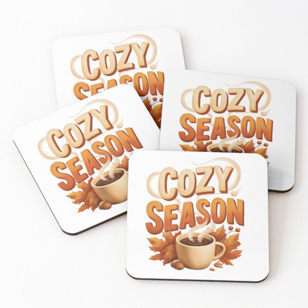 Item preview, Cozy Season Coffee & Autumn Leaves designed and sold by Helenaphotoart.