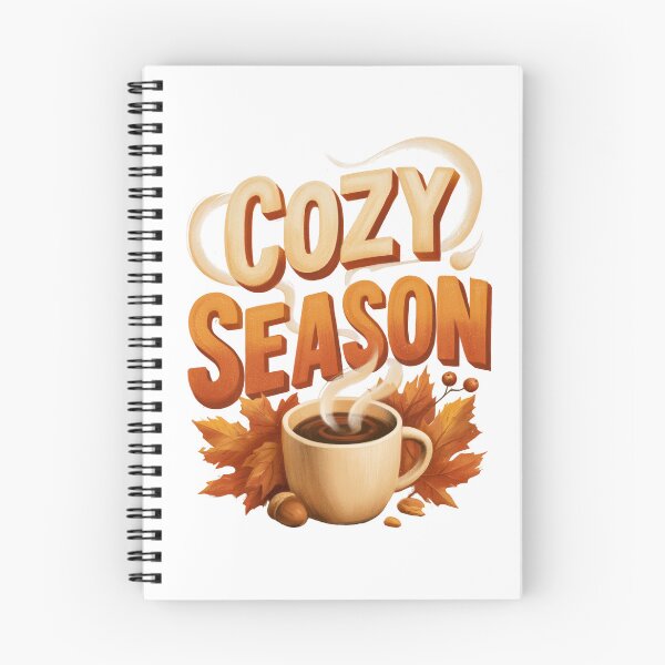 Item preview, Cozy Season Coffee & Autumn Leaves designed and sold by Helenaphotoart.