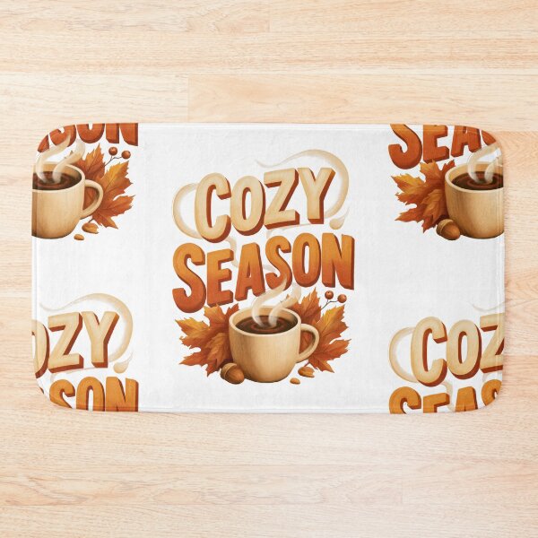 Item preview, Cozy Season Coffee & Autumn Leaves designed and sold by Helenaphotoart.