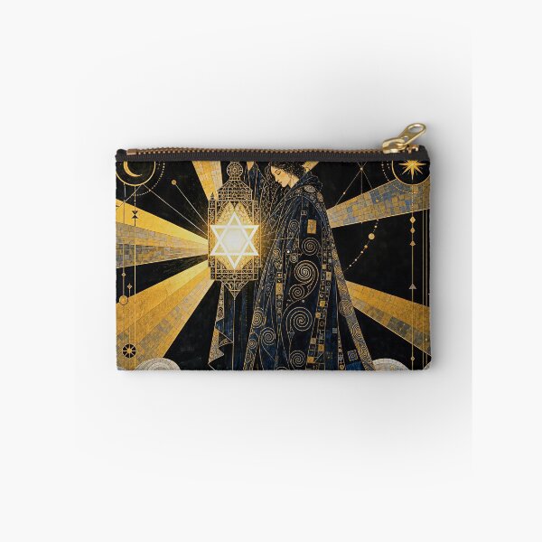 Item preview, The Hermit, Keeper of the Hidden Light | The Mysteries of the Golden Tarot designed and sold by Stoneflower-Art.