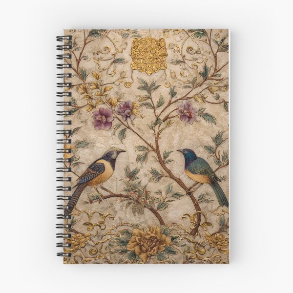 Item preview, Chinoiserie Songbirds Peony Cream Gold Vintage Floral designed and sold by GrinGalore.