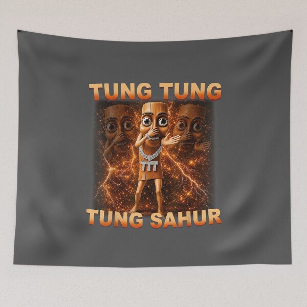 Item preview, Tung Tung Sahur Meme Shirt designed and sold by PinkPeonStores.