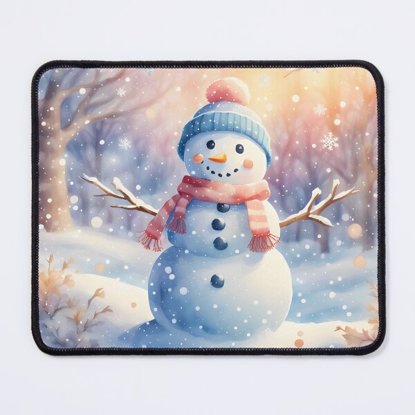 Item preview, Cute Winter Snowman Illustration designed and sold by MarionsArt.