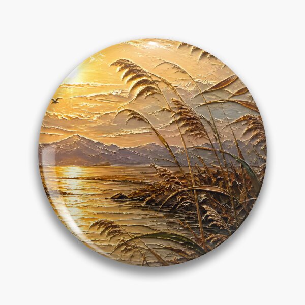 Artikelvorschau, Bright Reed Sunset Impasto entworfen und verkauft von ByNicoleSara.