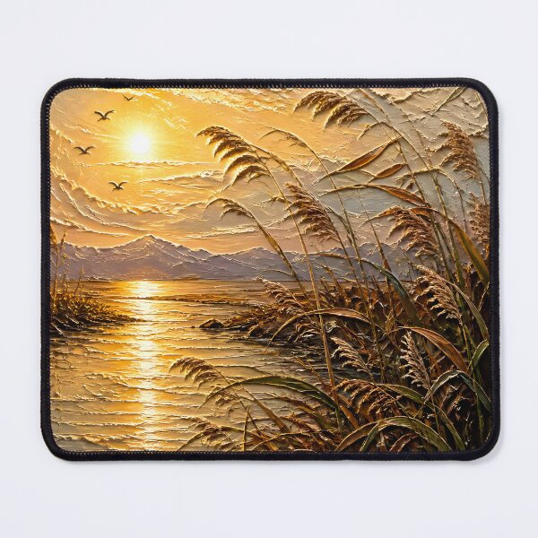 Item preview, Bright Reed Sunset Impasto designed and sold by PainterlyPlay.