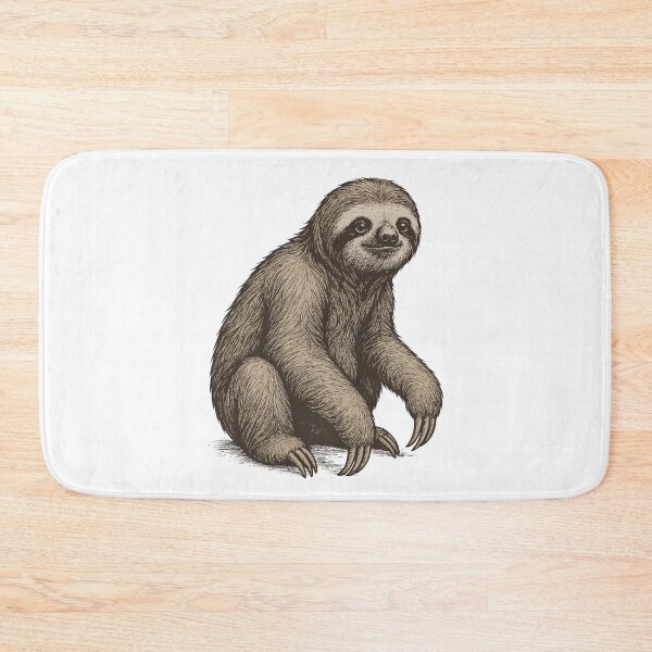 Item preview, Sloth Illustration – Cute Lazy Animal Art designed and sold by xndrlab.