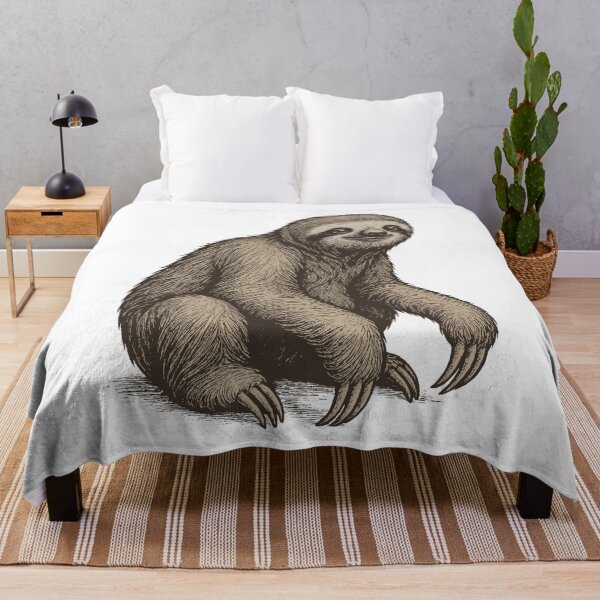 Item preview, Sloth Illustration – Cute Lazy Animal Art designed and sold by xndrlab.