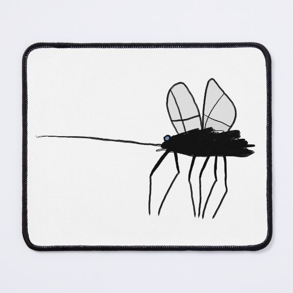 Item preview, Happy Little Mosquito Line Drawing designed and sold by VitSArt.
