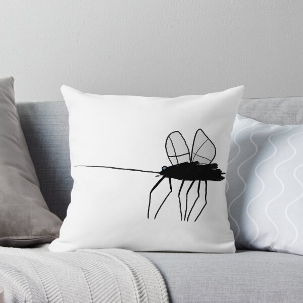 Item preview, Happy Little Mosquito Line Drawing designed and sold by VitSArt.