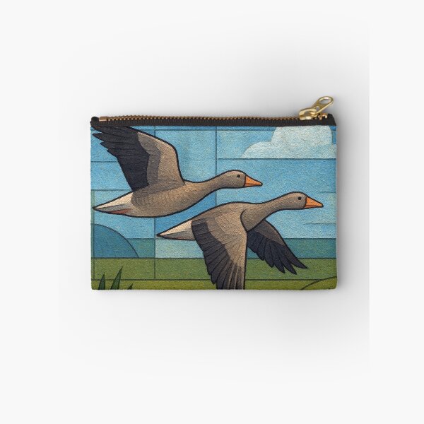 Item preview, Flying Geese Across a Beautiful Landscape – Painting designed and sold by GalleryKauffeld.
