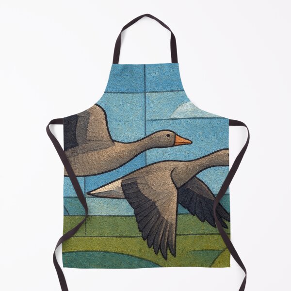 Item preview, Flying Geese Across a Beautiful Landscape – Painting designed and sold by GalleryKauffeld.