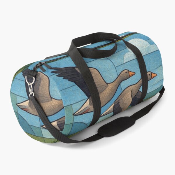 Item preview, Flying Geese Across a Beautiful Landscape – Painting designed and sold by GalleryKauffeld.