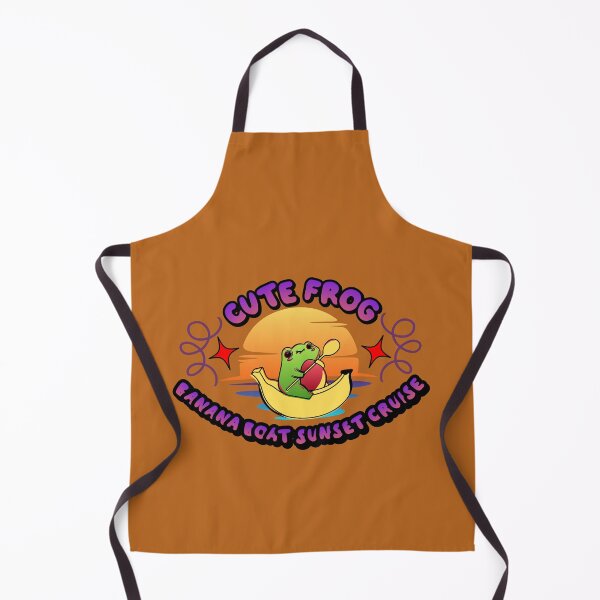 Item preview, Cute Frog Banana Boat Sunset Cruise designed and sold by zaoroo shop.