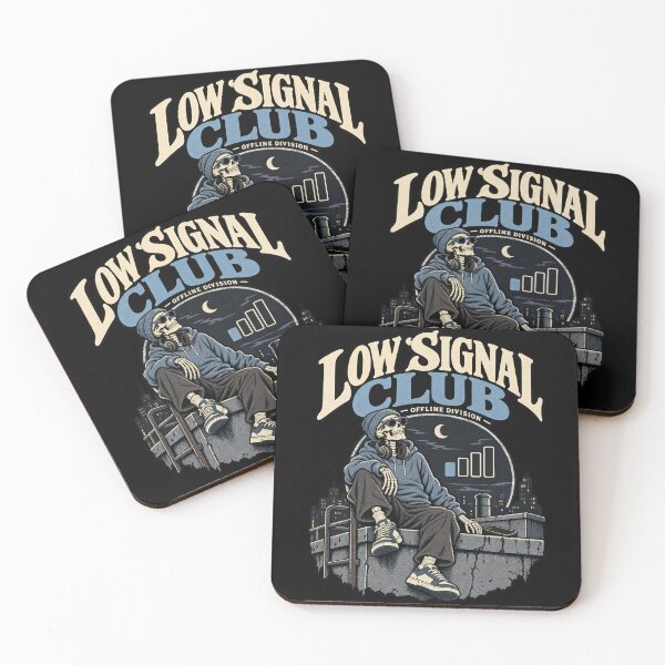 Item preview, Low Signal Club – Skeleton Offline Streetwear designed and sold by PhilllandArt.