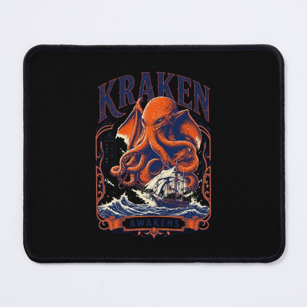 Item preview, Kraken Awakens Nautical Poster designed and sold by UsPrintand.