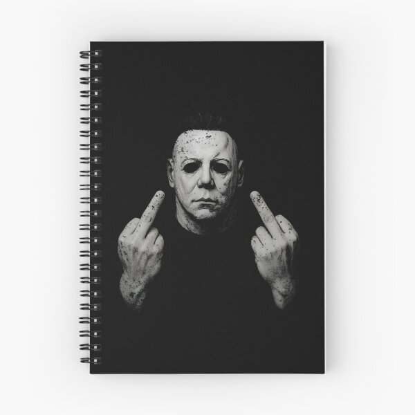 Item preview, M i c h a e l M y e r s Middle Finger Funny Halloween designed and sold by Veleriart.