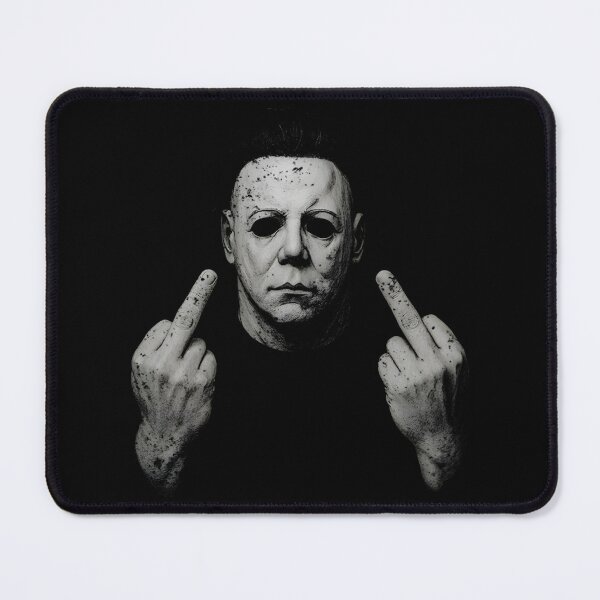 Item preview, M i c h a e l M y e r s Middle Finger Funny Halloween designed and sold by Veleriart.