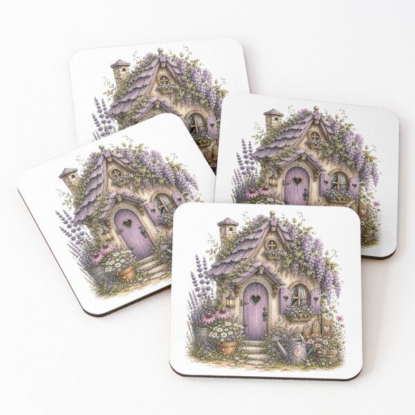 Artikelvorschau, Purple Wisteria Fairy Cottage entworfen und verkauft von MichalHau.